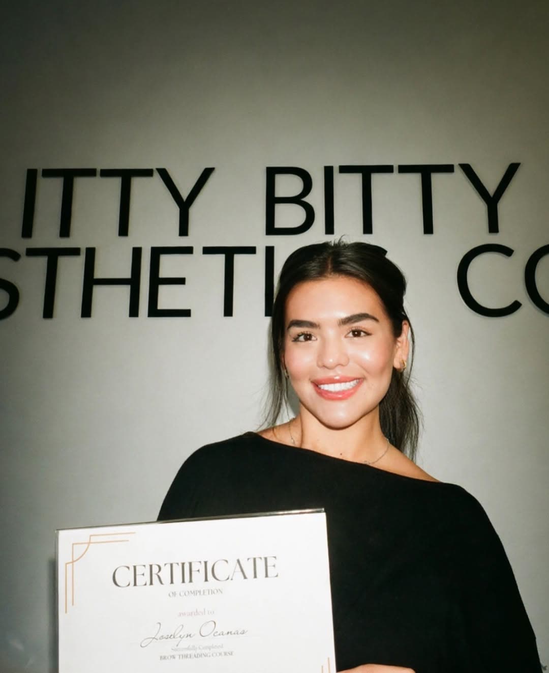 Graduate with certificate