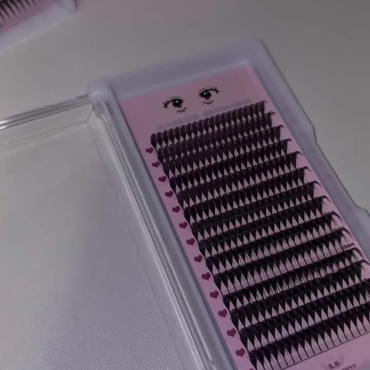 Anime spikes lash tray in a clear case